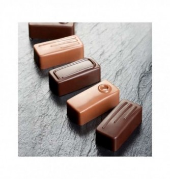 Rectangle with Lines Chocolate Mould