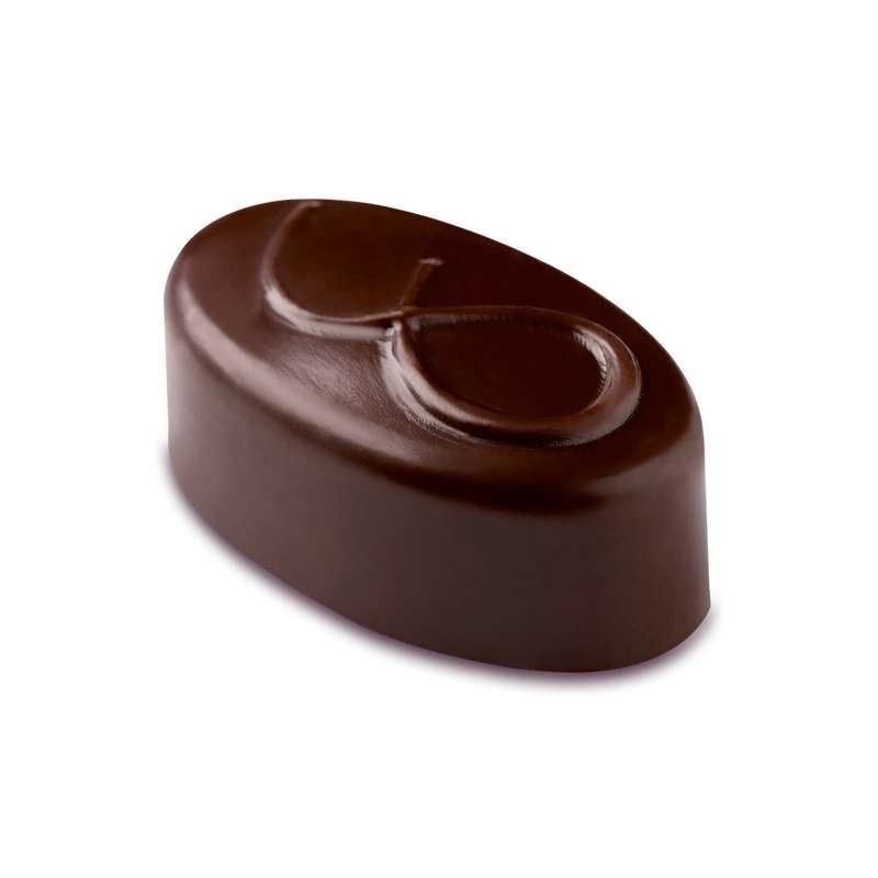 Oval with Rounded Lines Chocolate Mould