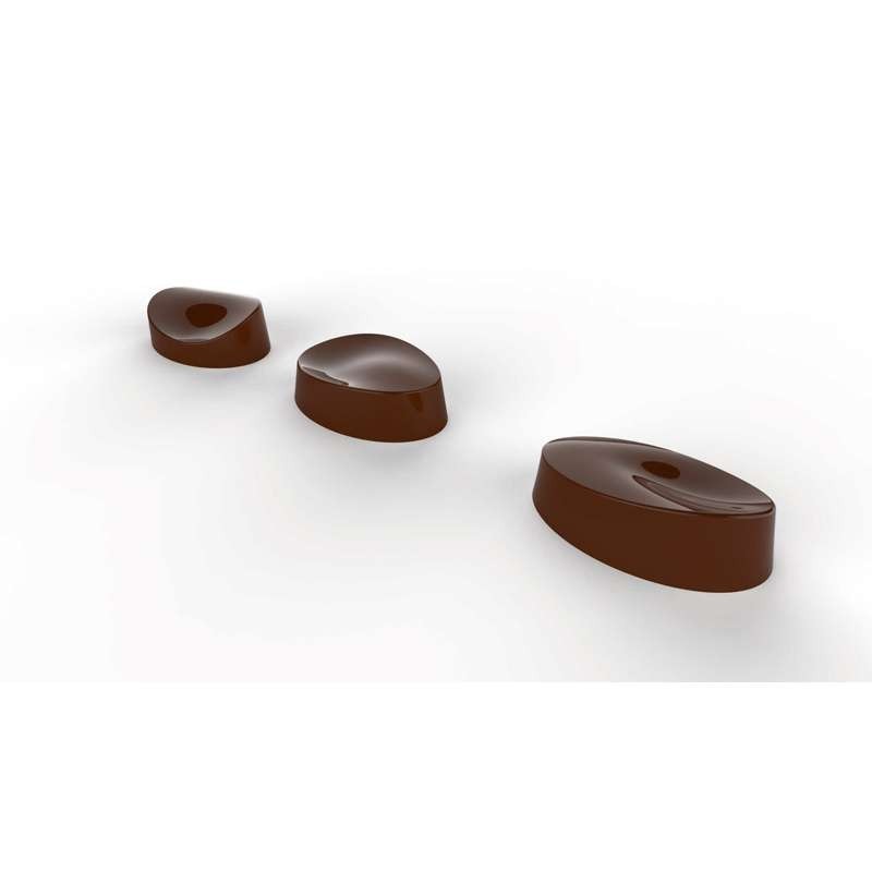 Moule Bonbon Chocolat Moderne Galets