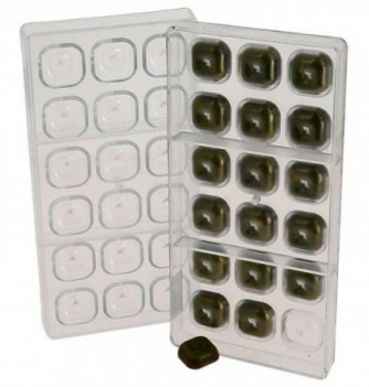Rounded Square Chocolate Mould