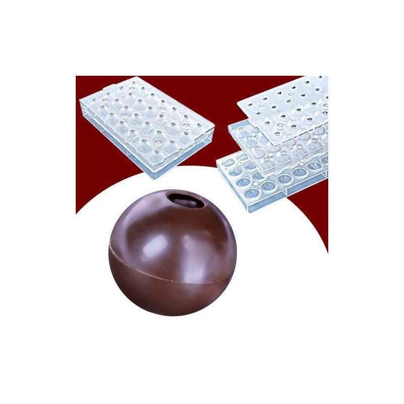 Magnetic Chocolate Mould - Sphere (28pcs)