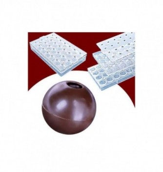 Magnetic Chocolate Mould - Sphere (28pcs)