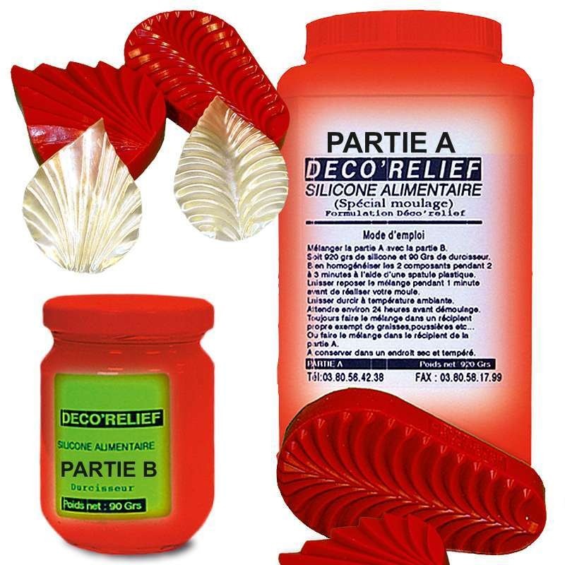 Silicone Alimentaire Rouge pour Moulage