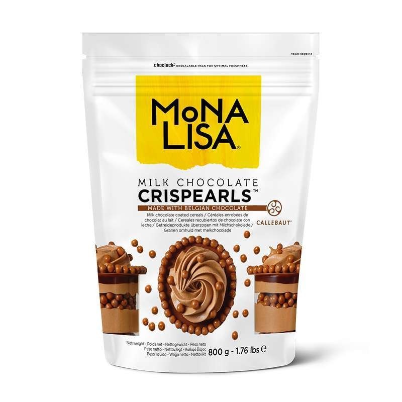 Crispearls 800g Callebaut Mona Lisa - Lait