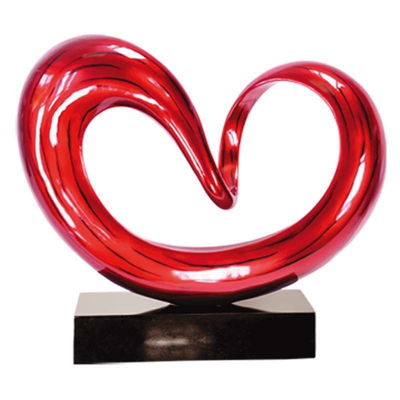 Sculpture Coeur rouge - 15kg