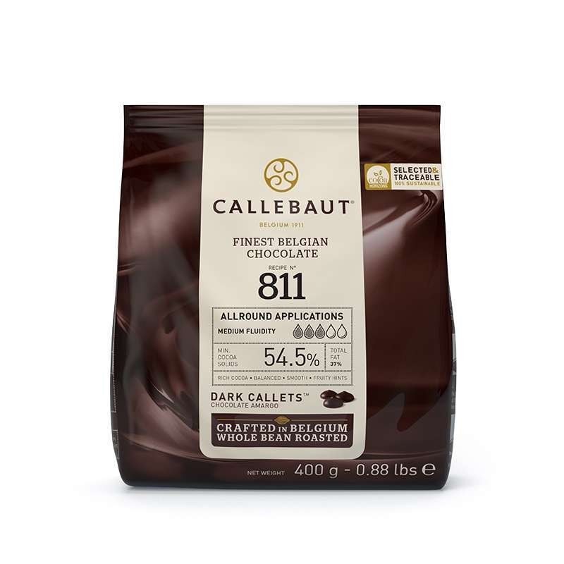 CALLEBAUT DARK COUVERTURE CHOCOLATE 400GR