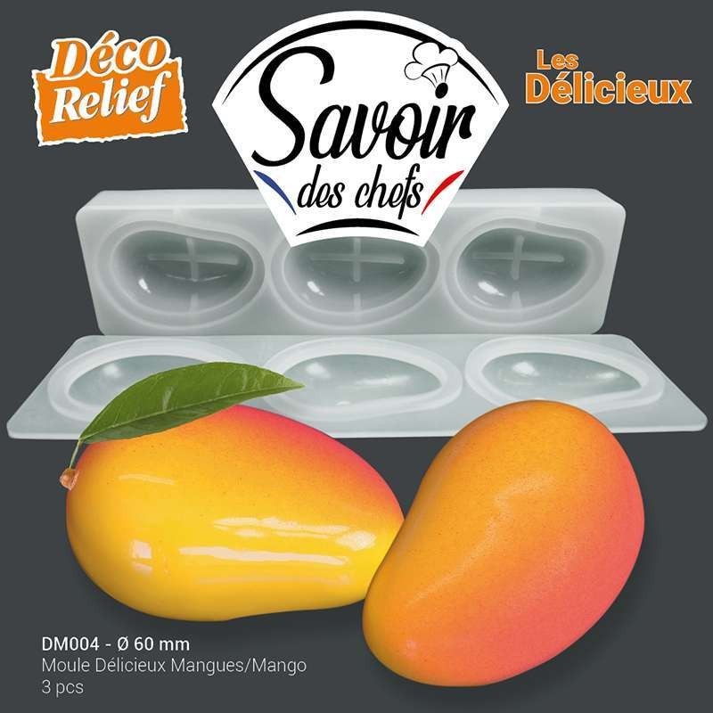 'Délicieux' Silicone Mould - Mango (Ø60mm)