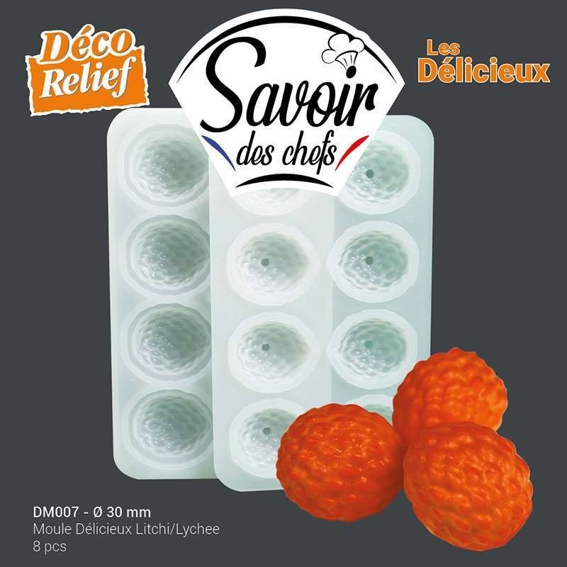 'Délicieux' Silicone Mould - Litchi (Ø30mm)