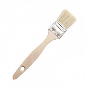 PINCEAU plat bois soie naturelle 40 mm x 308 mm