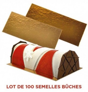 LOT 100 SEMELLES A BUCHES OR RECTANGLE 19 CM