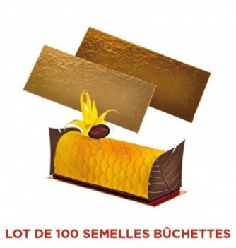 LOT 100 SEMELLES DE BÛCHETTES 12,5 CM