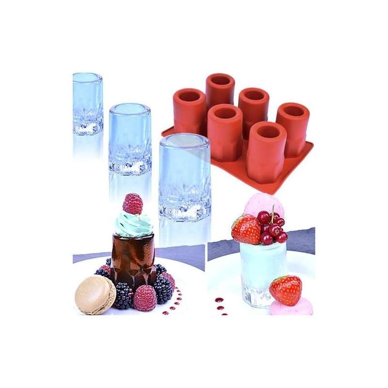 Cookie Shots Moule en Silicone Rond