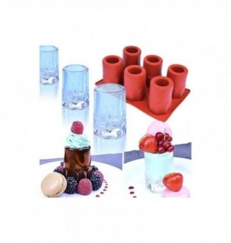 Cookie Shots Moule en Silicone Rond