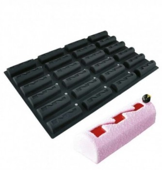 Professional Silicone Mould - 24 Zig Zag