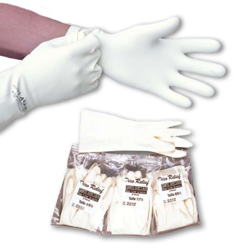 Lot de 12 paires de gants de travail taille 10 gants latex dBi : :  Bricolage