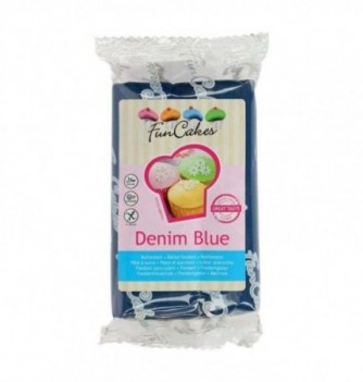 Denim blue FunCakes Sugarpaste
