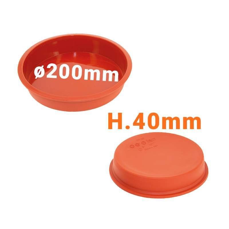 Moule Gateau Silicone Rond diam 200mm