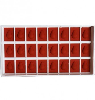 Fruit Jelly Silicone Mould - 24 Pears (30x19x10mm)