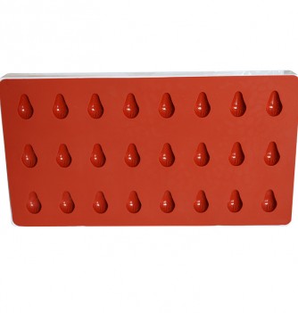 Fruit Jelly Silicone Mould - 24 Pears (30x19x10mm)