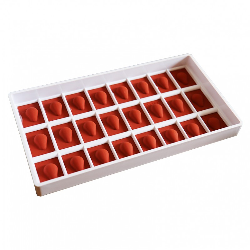 Fruit Jelly Silicone Mould - 24 Pears (30x19x10mm)