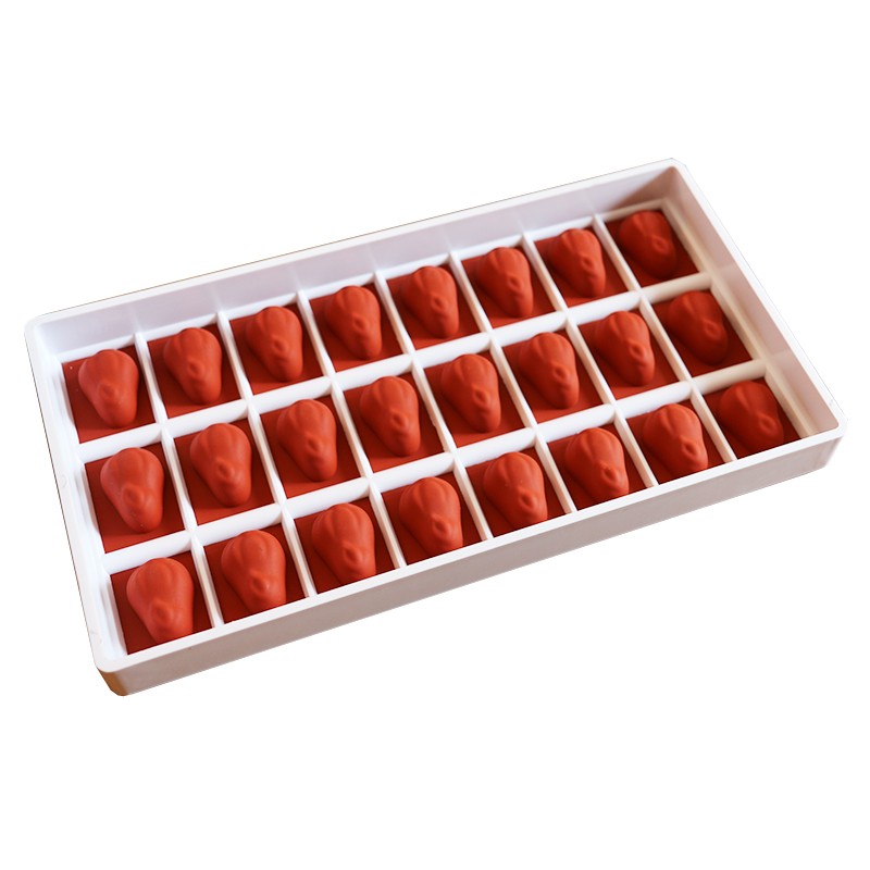 Fruit Jelly Silicone Mould - 24 Big Pears (40x26x15mm)