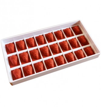 Fruit Jelly Silicone Mould - 24 Big Pears (40x26x15mm)