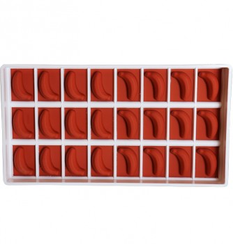 Fruit Jelly Silicone Mould - 24 Bananas