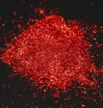 Metallic Food Coloring - Shimmering Coral Red - 25 g