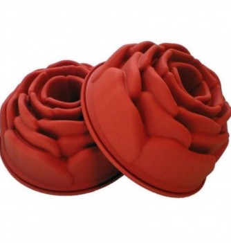 Moule Gateau Silicone Rose 220m