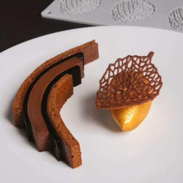 Tapis silicone Chocolat pour bûche Pavoni Italia