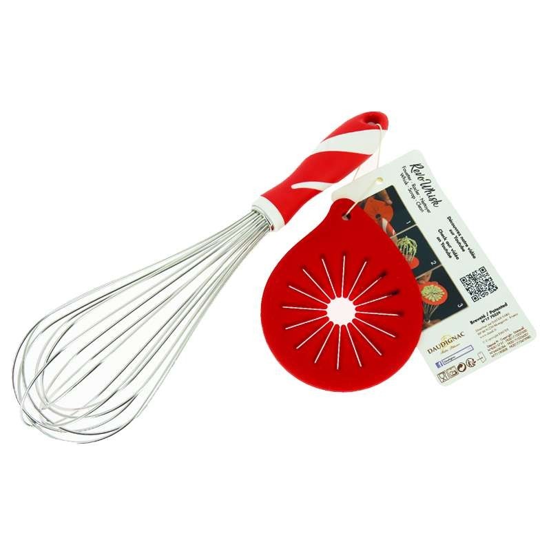 Fouet Magique 30cm avec corne "Revowhisk" rouge