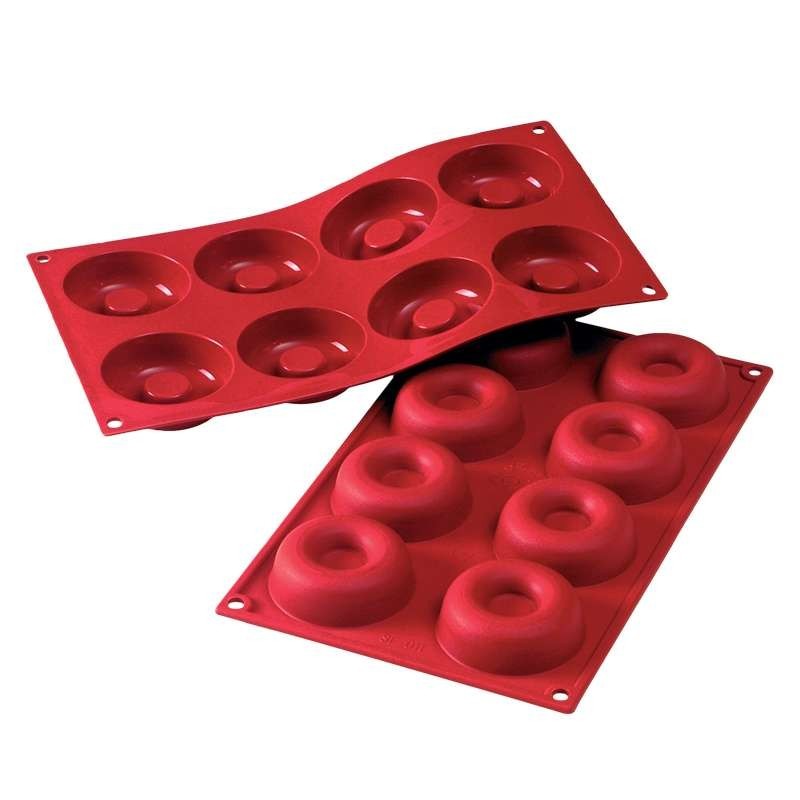 Moule Gâteau Silicone Savarin Décoflex - 8pcs