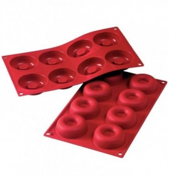 Moule Gâteau Silicone Savarin Décoflex - 8pcs