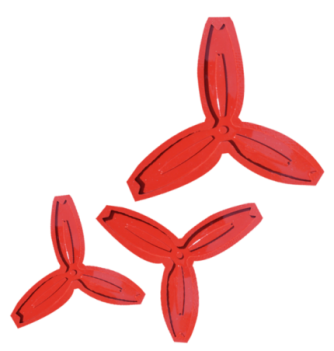 Silicone Mould - Lilies Flowers x3