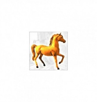 Silicone Mould - Horse (170x170mm)