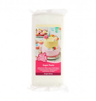 Bright white FunCakes Sugarpaste 1Kg