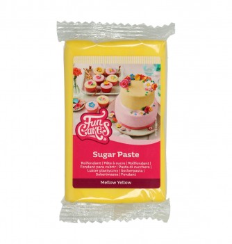 Pâte à Sucre Jaune - FunCakes - 250g