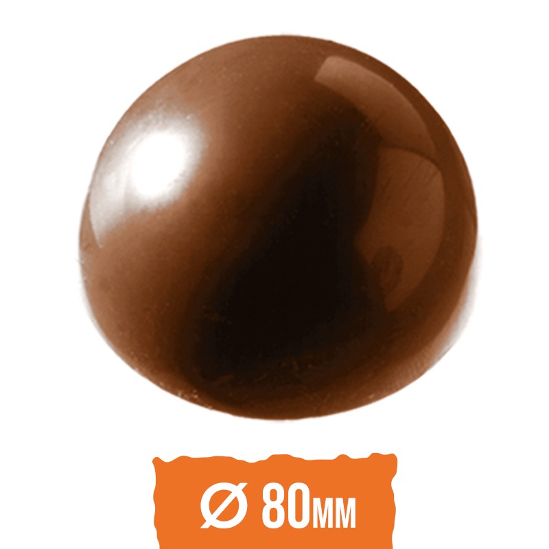 Moule Bonbon Chocolat Demi Sphère diam 80mm