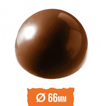 Chocolate Moldx6 - Half Spheres Diam. 66x33mm