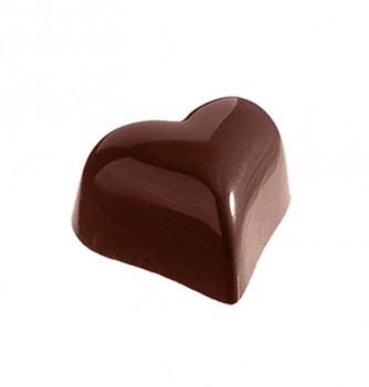Wide Curved Heart Chocolate Mould