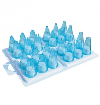 Assortiment Patissier 24 douilles plastique