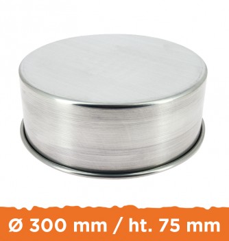 Moule aluminium à Wedding Cake ø300 x h.75 mm
