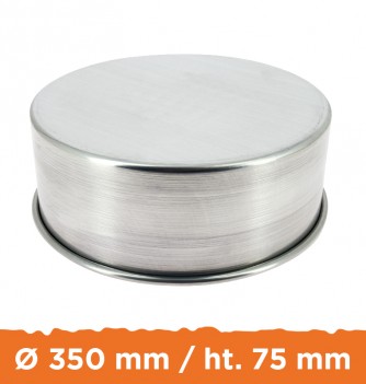 Moule aluminium à Wedding Cake ø350 x h.75 mm