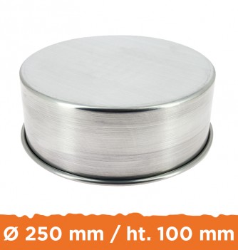 Moule aluminium à Weeding Cake ø250 x h.100 mm