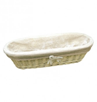 Basket long with canvas 325x110x90mm
