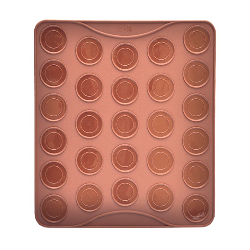 Silicone Mat - Special macarons x27 (290x260mm- Diam. 40mm)