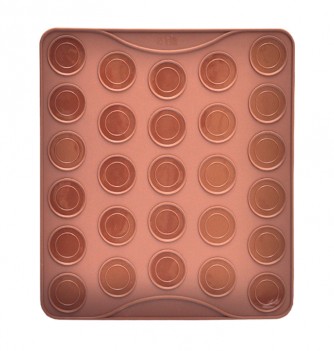 Tapis Macaron petit modèle - 27 empreintes - Ø 4cm