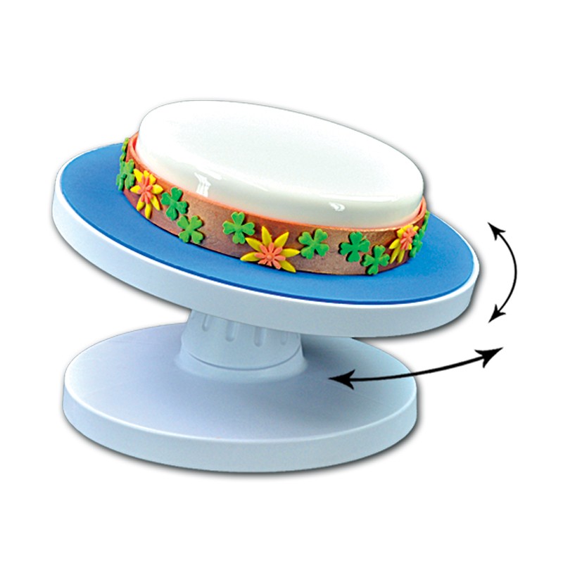 Rotating & Tilting Turntable Cake (H 12 cm diam. 28,5 cm)