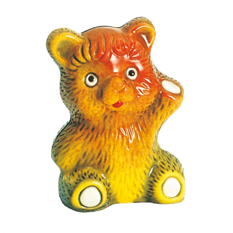 Chocolate Mould - Waving Bear (x2 - 145mm)