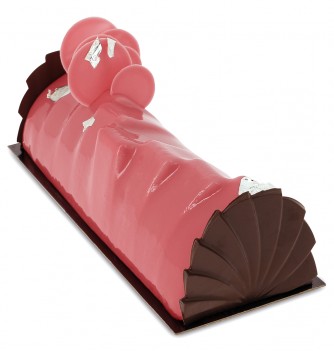 Gouttière à bûche annelée en PVC (x12) - Moule à bûche